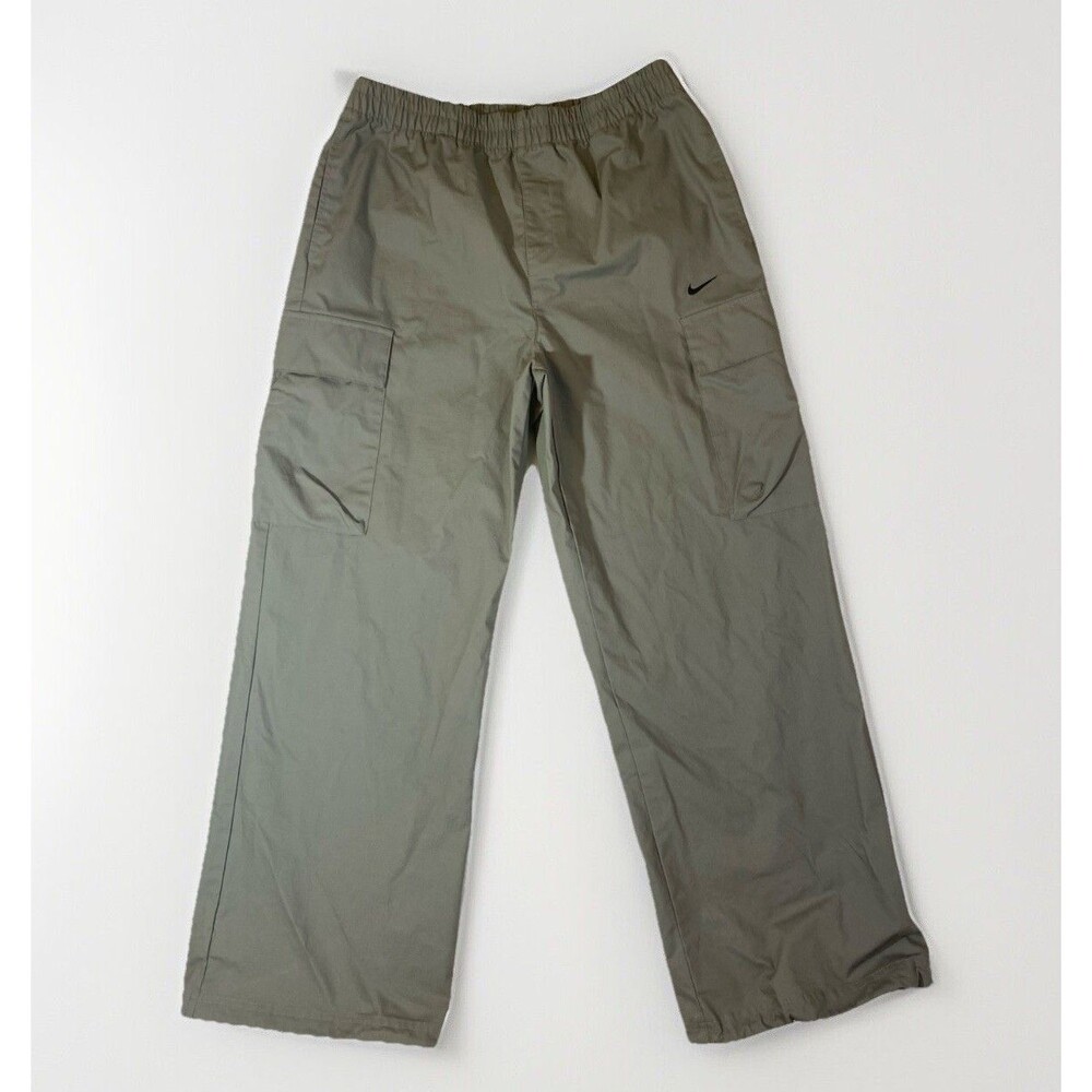 Nike Outdoor Skateboarding Cargo Pants Men’s M Ripstop Drawstring Gray